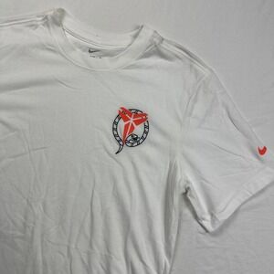 Nike Dri Fit Shirt Mens Size Small White Kobe Mamba Snake Graphic Basketball Tee